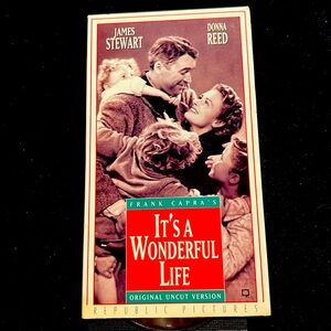 🌞 Republic Pictures It’s a Wonderful Life original uncut version on VHS for VCR
